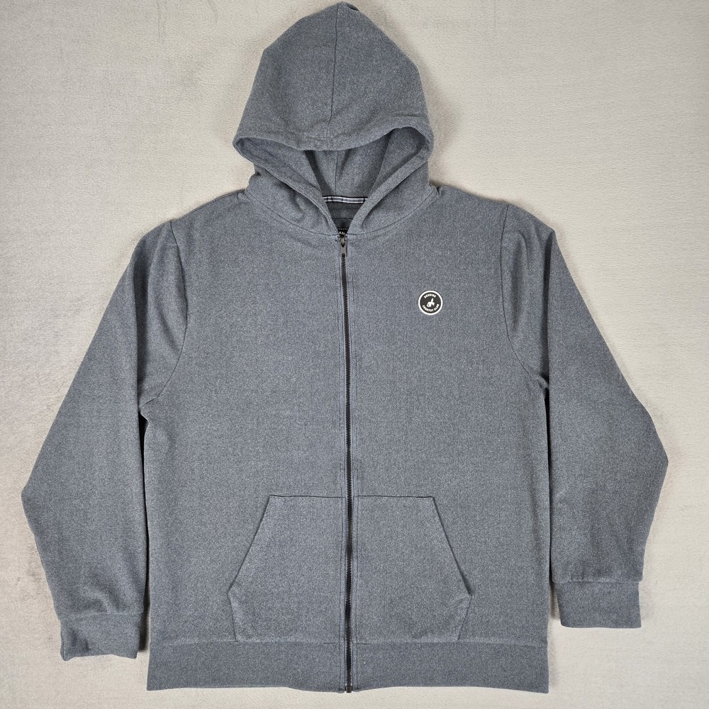 American Needle Hoodie Mens Large Reddimg Country Club Full Zip‎ Soft Golf
